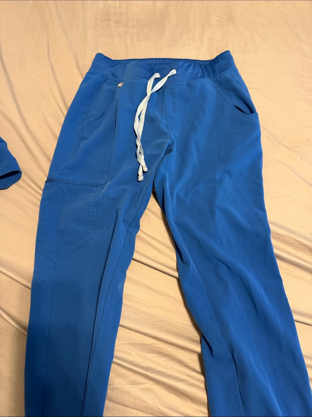 Royal Blue Figs Scrubs XS Joggers $20